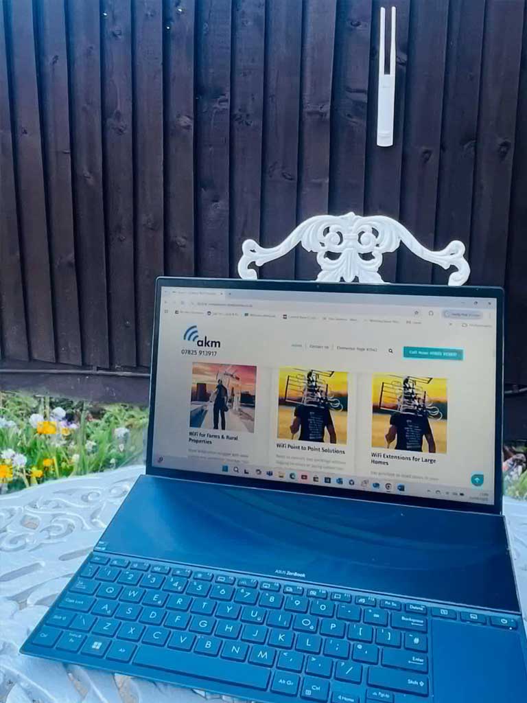 Outdoor WiFi for Gardens & Patios in Chippenham 